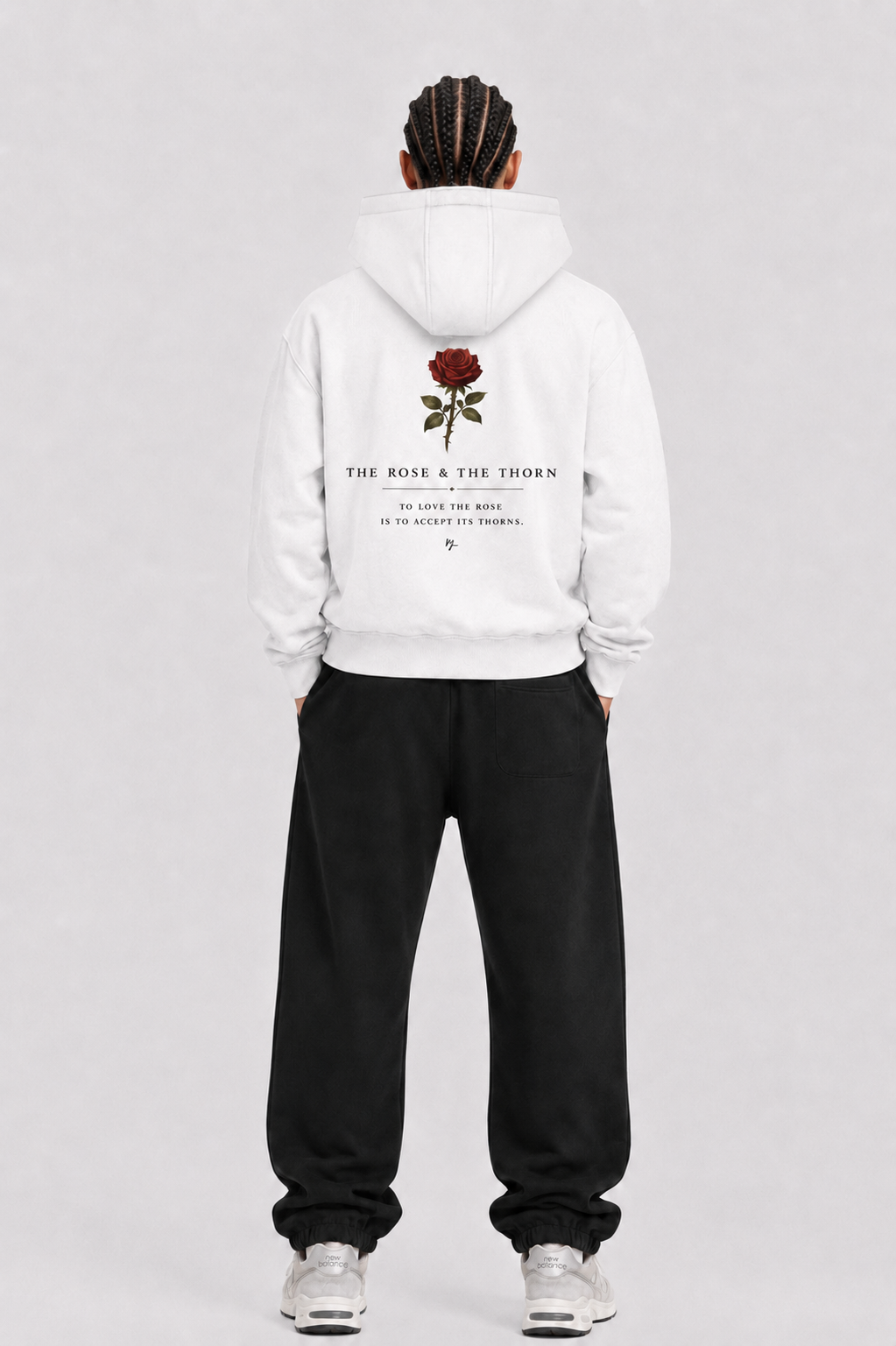 THE ROSE & THE THORN - ZIP HOODIE