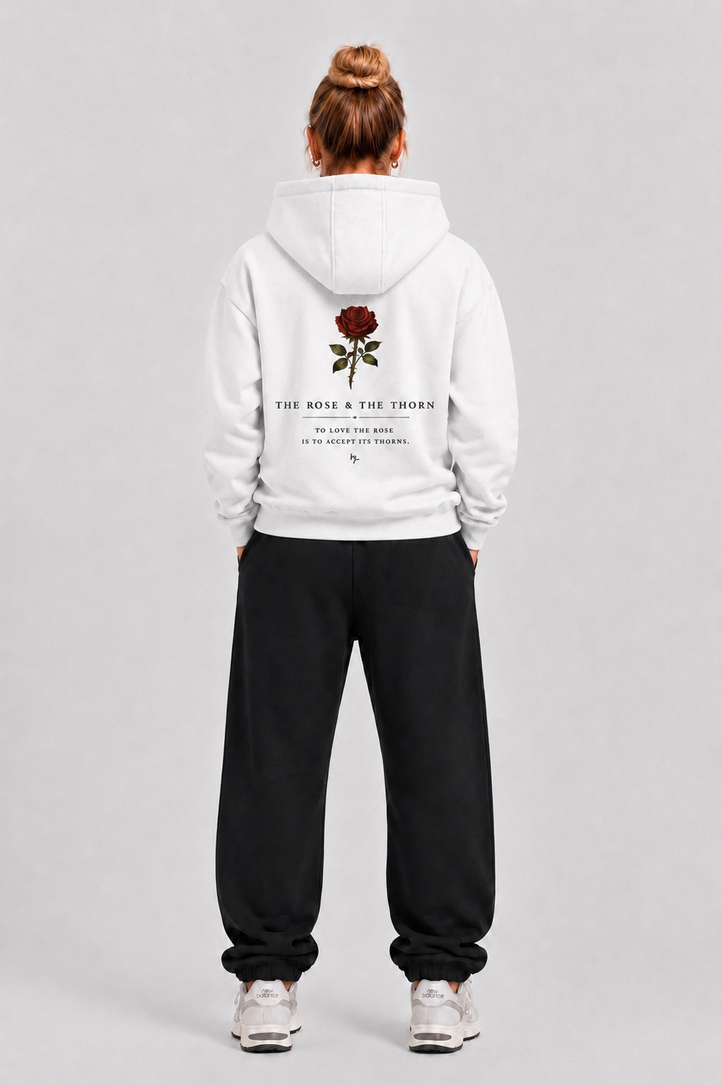 THE ROSE & THE THORN - ZIP HOODIE