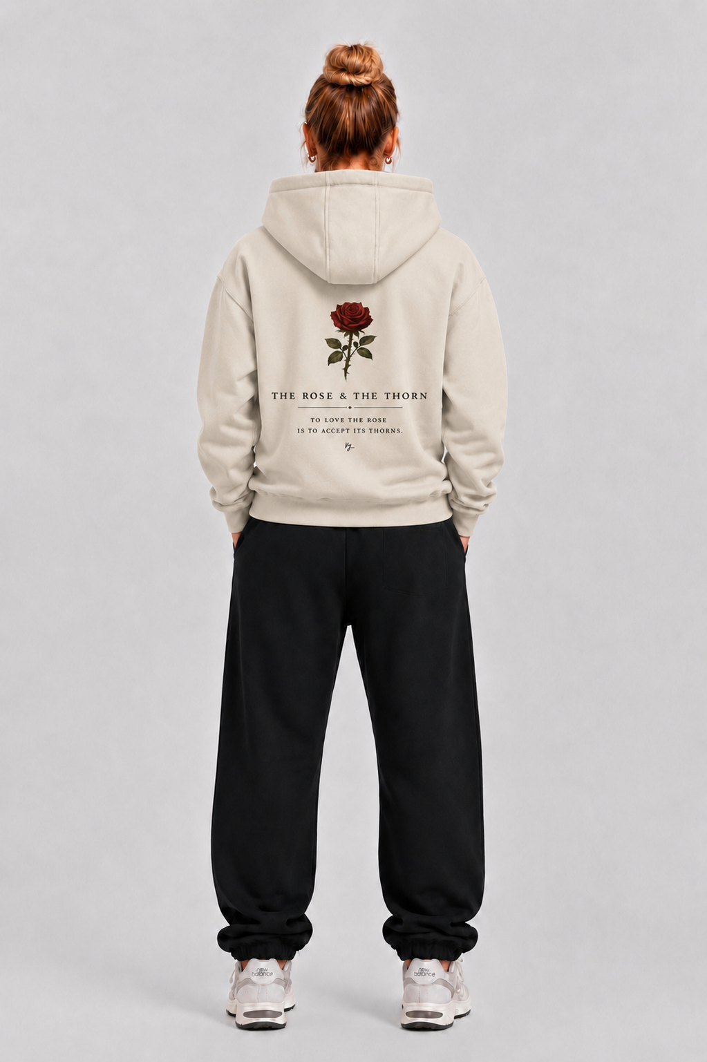 THE ROSE & THE THORN - ZIP HOODIE