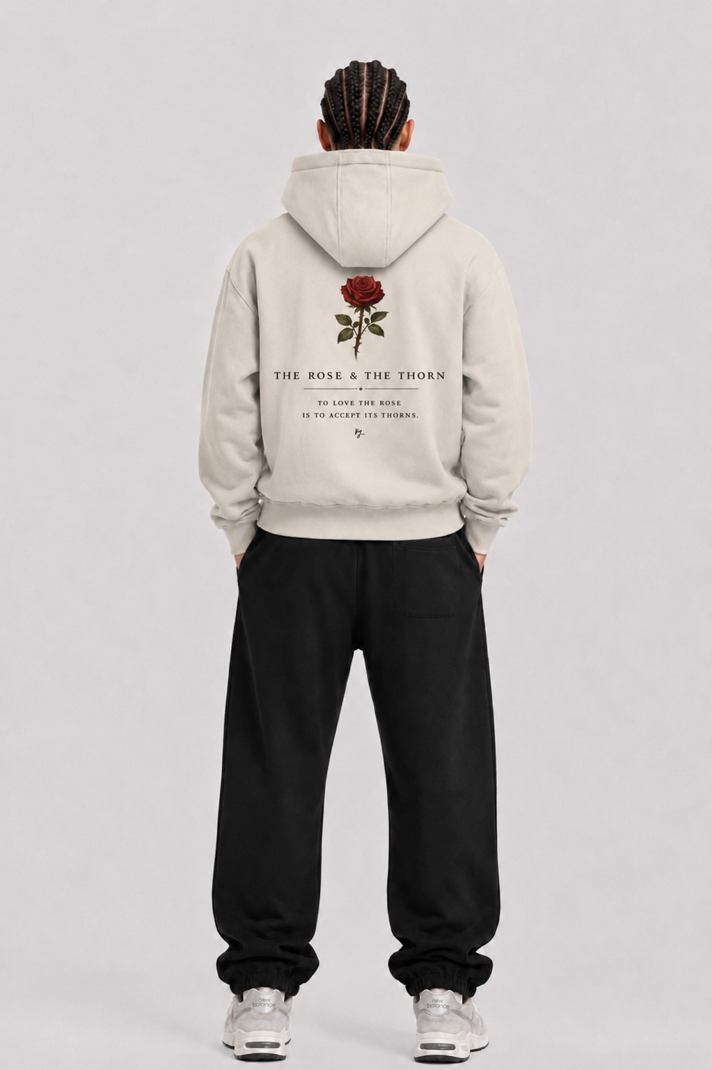 THE ROSE & THE THORN - ZIP HOODIE